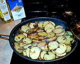 A picture of step 5 of Mike's 3 Onion 2 Potato Side.