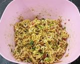 A picture of step 6 of Noodles Kebab.