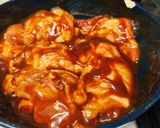 Une image de l'étape 2 de Poulet sauce barbecue et gratin de pomme de terre.