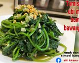 Foto langkah ke 1 dari resep Tumis daun ubi manis.