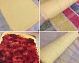 Foto del paso 6 de la receta: Brazo gitano de naranja🍰🍊 relleno de mermelada 🍓