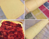 Foto del paso 6 de la receta: Brazo gitano de naranja🍰🍊 relleno de mermelada 🍓