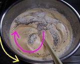 A picture of step 8 of Delicious ! Fragrant Black Tea Roll Cake.