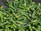 Тушеная стручковая фасоль с яйцами!