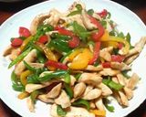 A picture of step 6 of Chicken Breast and Green Pepper Stir-Fry.