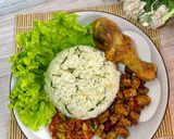Foto langkah ke 4 dari resep Nasi Daun Jeruk.