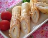 A picture of step 6 of Crispy & Creamy Double Cheese Chikuwa.