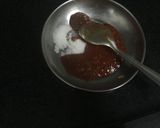 A picture of step 5 of Schezwan poha.