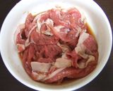 A picture of step 2 of Delicious Even when You're On a Diet! Pan Fried Ginger Pork.