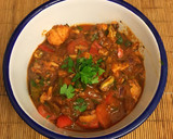 A picture of step 10 of 20min seafood bouillabaisse (Fisherman’s stew) 🇫🇷.