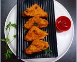 A picture of step 4 of Bread pakoda.