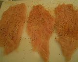 A picture of step 2 of Cheesy Chicken Tenderloin Piccata.