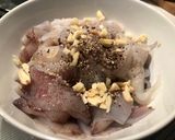 Hình bước làm 1 của món Mực Xào Giá đỗ, Lá Chanh