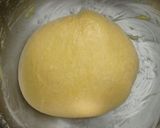 Foto langkah ke 9 dari resep Matcha Ubi Ungu Kunyit Sourdough Bread.