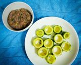 Hình bước làm 3 của món Chả cá thác lác hấp bí ngòi