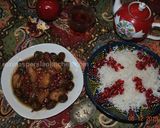 A picture of step 5 of Nar Qovurmasi نارقورماسی.