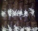 Foto langkah ke 7 dari resep Dadar gulung pisang coklat.