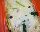 A picture of step 7 of Silicone Steamer Quiche.