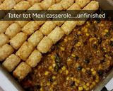 A picture of step 7 of Southwest Tatertot Casserole.