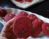 A picture of step 7 of Red Velvet Cookies#RedthemeChallenge#valentinedish.
