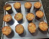 Foto langkah ke 9 dari resep Bolu Hongkong Keju Almond.