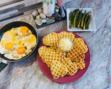 🧀🥓Bacon-Cheese Gofri 🧇❤️🍳 recept fázis 5 fotója