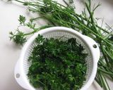 A picture of step 2 of Creamy Italian Parsley Dip.