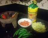 A picture of step 2 of Norma's Tostadas (bean).