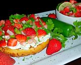 A picture of step 4 of Mike's EZ Strawberry Jalapeño Salsa.