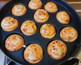 A picture of step 8 of Walnut, Paneer and Cheese stuffed Paddu.