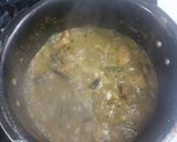A picture of step 5 of Chicken Haryali.