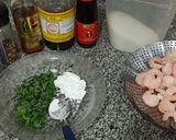 Foto del paso 2 de la receta: Dumplings de camarones con salsa tibia de naranja