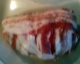 A picture of step 4 of Tinklee's BBQ Bacon Wrapped Stuffed Pork Chops.