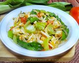 Foto langkah ke 7 dari resep Tumis Tauge Tomat Telur Asin +pakcoy #pr_recookmasakanberawalanT.