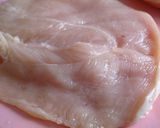 A picture of step 1 of Consomme & Cheese Flavor Chicken Breast Karaage.