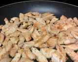 A picture of step 1 of Cajun Chicken Pasta.