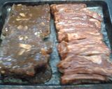 A picture of step 1 of Ladybirds Marinated Ribs , Halloween Style ..