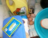 A picture of step 1 of Milkless ugalicake/cornbread (jiko baked).