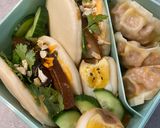 Hình bước làm 5 của món Bento box 13: Bánh bao thịt kho Đài Loan