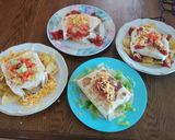A picture of step 5 of Breakfast crunchwrap :).