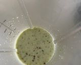 A picture of step 2 of Dhokla vegan.