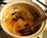 A picture of step 3 of Sundubu Jjigae (Korean Soft Tofu Stew).