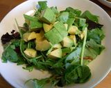 A picture of step 3 of 5-Minute Avocado Tossed with Honey and Soy Sauce.