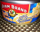 A picture of step 1 of Salmon Spread Sandwich.