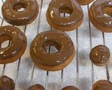 A picture of step 16 of Colorful Chocolate Doughnuts With Pancake Mix & Silken Tofu.