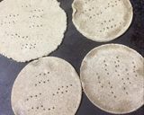 A picture of step 4 of Rajasthani Bhakri pizza 🍕.