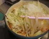 A picture of step 10 of Dan Dan Noodle Hot Pot with Lots of Cabbage and Bean Sprouts.