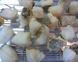 A picture of step 2 of Fried Diced Haddock in a Sweet-Savory Sauce.