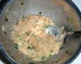 A picture of step 2 of Ground Chicken Miso Tsukune Patties.
