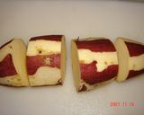 A picture of step 2 of Quick, Comforting Snack Sweet Potatoes with Kinako.